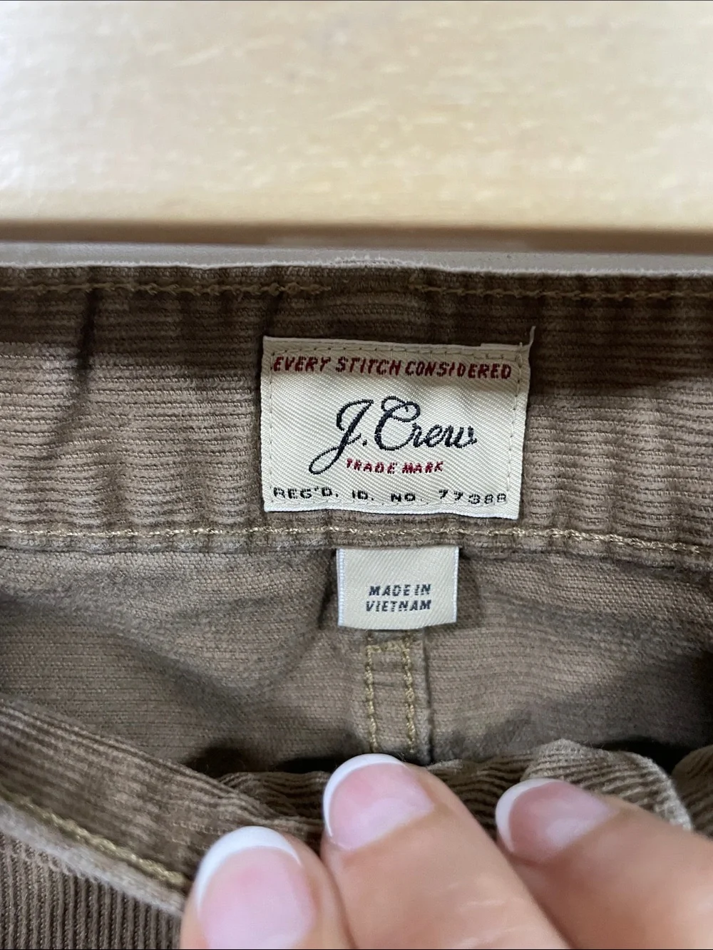 J. Crew slim straight